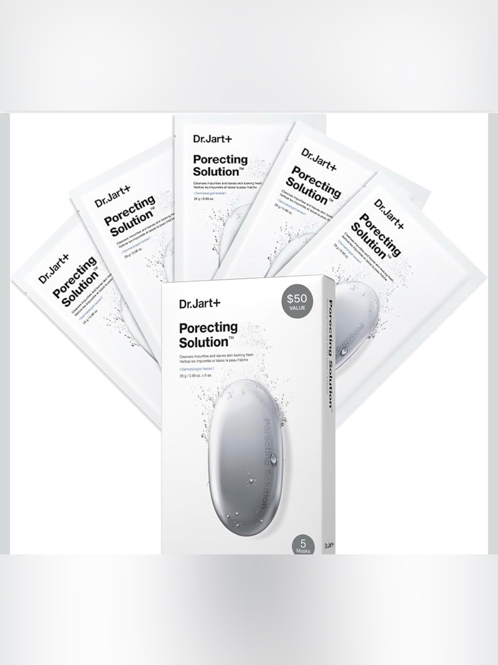 Dr. Jart+ Set of 5 Porecting Solution Sheet Masks